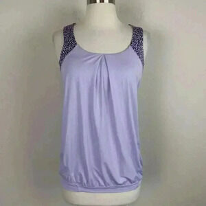 Lululemon Nouveau Limits Tank Lilac / Miss Mosaic Lilac Deep Zinfandel Tank 6